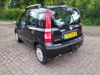 Fiat Panda 1.2 2012 Zwart. AIRCO.  TREKHAAK.  APK 12-06-2026, Auto's, Euro 5, Stof, 1242 cc, Zwart