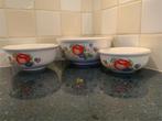 3 mixing bowl set, matched set, nesting bowl, serving bowl, Antiek en Kunst, Ophalen of Verzenden