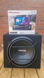 Pioneer SPH-10BT met Caliber BC 112SA subwoofer, Auto diversen, Autoradio's, Ophalen, Zo goed als nieuw