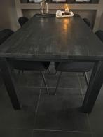 Eettafel (zwart) 190  x 95 cm., Huis en Inrichting, Tafels | Eettafels, Ophalen, 50 tot 100 cm, Zo goed als nieuw, 150 tot 200 cm