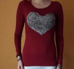 Nieuw Topje met Hart maat S-M (349), Kleding | Dames, Tops, Nieuw, Ophalen of Verzenden, Lange mouw, Nicolle_Lingerie