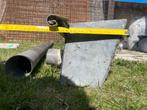 Zinken Dakgoot - Gebruikt, Doe-het-zelf en Verbouw, Buizen en Afvoer, Ophalen, Gebruikt, 2 tot 4 meter, Zink