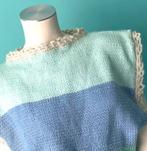 Vintage jaren 70 gebreid/gehaakt truitje pastel maat XL, Vintage, Verzenden, Gedragen, Maat 46/48 (XL) of groter