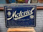 Motoriol oud olie reclamebord, Verzamelen, Merken en Reclamevoorwerpen, Reclamebord, Gebruikt, ., Ophalen of Verzenden