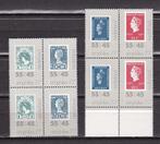 Nederland NVPH nr. 1137-1140 Postfris in blokken van vier, Verzenden, Na 1940, Postfris