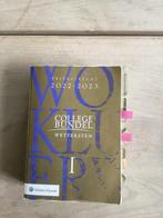 Privaatrecht 2022-2023 college bundel wetteksten 1, Boeken, Gelezen, Wolters Kluwer, Beta, HBO