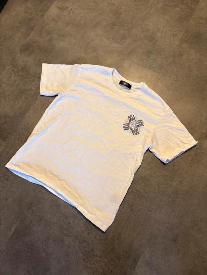 Amiri T-shirt Wit - Maat M, Kleding | Heren, T-shirts, Zo goed als nieuw, Maat 48/50 (M), Wit, Ophalen of Verzenden