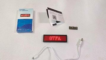 Klein programmeerbaar LED-schermpje bluetooth android app beschikbaar voor biedingen