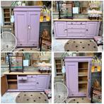 Roze commode linnenkast meidenkast babykamer biedermeier, Ophalen