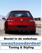 Diffuser inzetstuk compleet Met Uitlaat Golf 6 R20 R32 Look, Verzenden