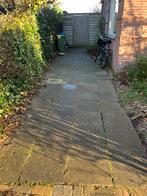 Gratis tegels 50x50, 95 stuks, Tuin en Terras, Ophalen, Gebruikt, 10 m² of meer, Terrastegels