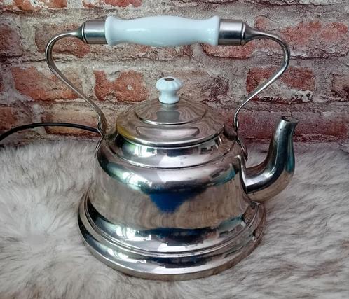 Zeer decoratieve water ketel waterketeltje porseleinen greep, Antiek en Kunst, Antiek | Keukenbenodigdheden, Ophalen of Verzenden