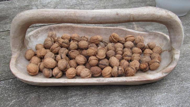 Decoratief zwaar houten mand/schaal voor herfst/kerst/anders, Huis en Inrichting, Woonaccessoires | Schalen en Manden, Zo goed als nieuw