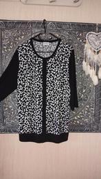 Habella tuniek zwart/wit maat 50, Kleding | Dames, Blouses en Tunieken, Habella, Zwart, Maat 46/48 (XL) of groter, Ophalen of Verzenden