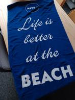 blauw badlaken . Blauw. Zomer, Ophalen of Verzenden, Zo goed als nieuw, Blauw