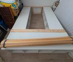 zelfbouw bed 140x200, Ophalen, Gebruikt, Tweepersoons, 140 cm