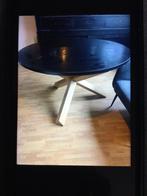 Mooie tafel (blad kan een kleurtje gebruiken), Huis en Inrichting, Tafels | Eettafels, Ophalen, Zo goed als nieuw, Rechthoekig
