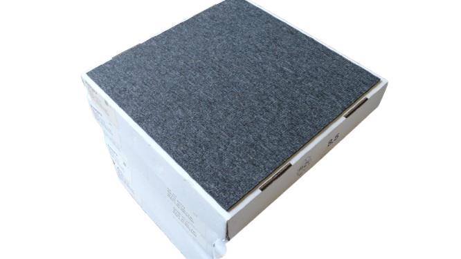 Tapijttegels Pescara (Partij 103) donkergrijs gemêleerd 45m2, Huis en Inrichting, Stoffering | Vloerbedekking, Nieuw, Tapijttegels