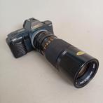 Vintage Canon T70 met FD 100-200mm lens, Audio, Tv en Foto, Optische apparatuur | Verrekijkers, Ophalen of Verzenden