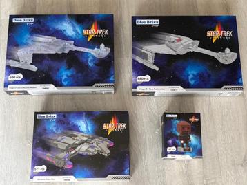 Star Trek Bluebrixx mid size schepen + Sisko - nieuw beschikbaar voor biedingen