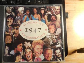 CD met de muziek van uw geboortejaar 1947 beschikbaar voor biedingen