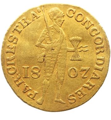 1807 Ducat Netherlands Gold Coin Louis Napoleon beschikbaar voor biedingen