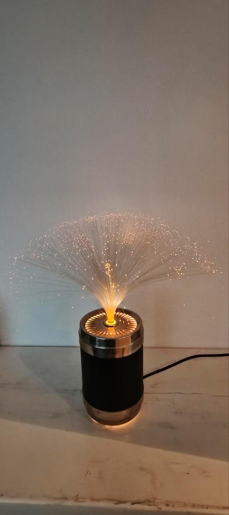 BMF Apollo Fiber Optic Tafellamp - Space Age 70s, Huis en Inrichting, Lampen | Tafellampen, Gebruikt, Minder dan 50 cm, Metaal
