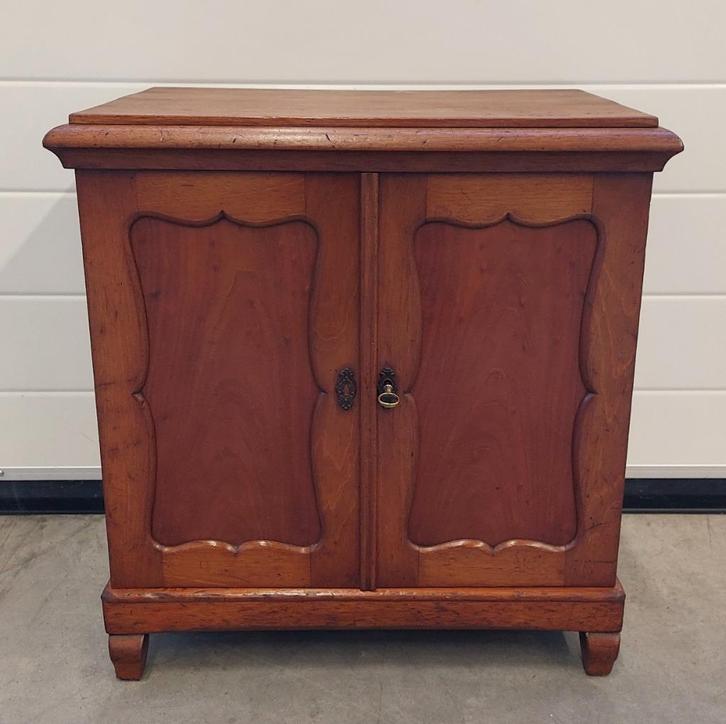 Antiek Hollands archiefkastje, prentenkabinetje. Mahonie., Antiek en Kunst, Antiek | Kantoor en Zakelijk, Ophalen