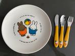 Nijntje Bord en Bestek Set, Ophalen of Verzenden, Gebruikt, Overige typen
