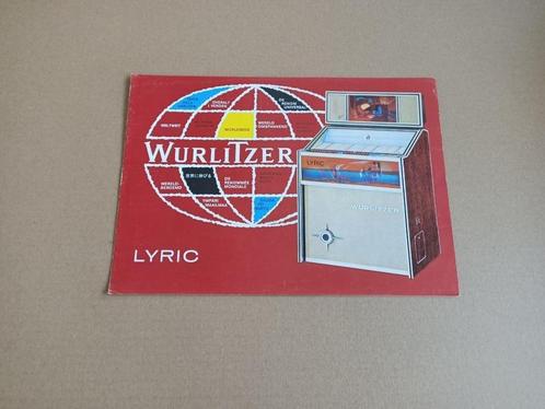 Folder: Wurlitzer Lyric (1965) jukebox, Verzamelen, Automaten | Jukeboxen, Gebruikt, Wurlitzer, Verzenden