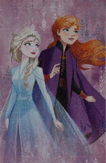 Als nieuw! Frozen 2 Anna Elsa vloerkleed speel kleed tapijt