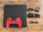 PS4 slim met originele controller, 500 GB, Ophalen of Verzenden, Zo goed als nieuw, Met 1 controller