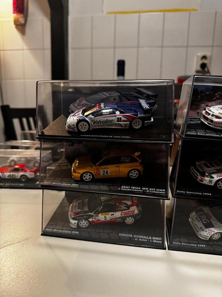 Modelauto's 1:43 - Rally Collectie, Hobby en Vrije tijd, Modelauto's | 1:43, Zo goed als nieuw, Auto, Overige merken, Ophalen of Verzenden