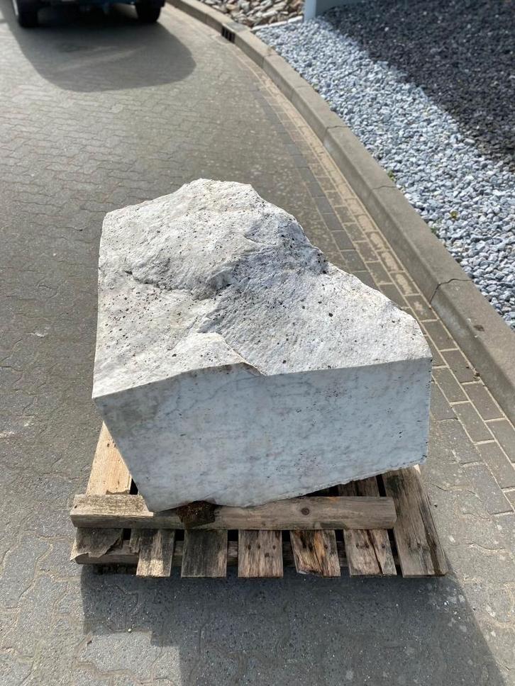 Beeldhouwsteen wit marmer Natuursteen diverse formaten, Boeken, Kunst en Cultuur | Beeldend, Nieuw, Beeldhouwkunst, Ophalen of Verzenden