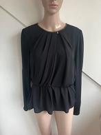 Elisabetta Franchi blouse top feestelijk maat M 38 zwart, Maat 38/40 (M), Elisabetta Franchi, Zwart, Ophalen of Verzenden