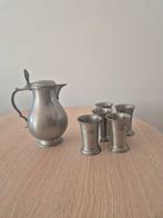 Vintage Tinnen Kannenset, Antiek en Kunst, Antiek | Tin, Ophalen