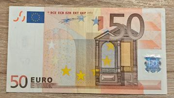 50 Euro Biljet - Serie 2002 beschikbaar voor biedingen