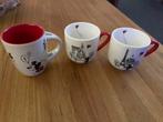 3 Disney espresso (kleine) kopjes mokken bekers Mickey Mouse, Ophalen of Verzenden, Mickey Mouse, Zo goed als nieuw, Servies