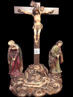 Kruisiging. Vorige eeuw. 55x80 cm. €190., Ophalen