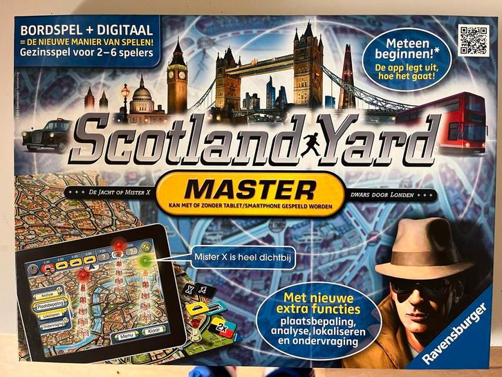 Scotland Yard Master - Zo goed als nieuw!, Hobby en Vrije tijd, Gezelschapsspellen | Bordspellen, Zo goed als nieuw, Drie of vier spelers