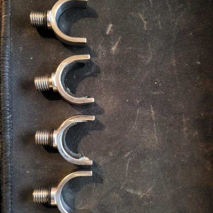 Matrix Hengelsteunen Set - 4 stuks, Watersport en Boten, Hengelsport | Karpervissen, Gebruikt, Overige typen, Ophalen of Verzenden