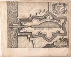 Hellevoetsluis Helvoet Sluys vestingkaartje 1711 Foppens, Antiek en Kunst, Ophalen of Verzenden