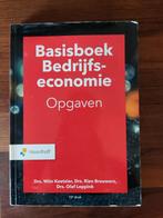 M.P Brouwers - Basisboek bedrijfseconomie opgaven, M.P Brouwers; W. Koetzier; O.A. Leppink, Ophalen of Verzenden, Management, Zo goed als nieuw