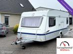 Tec 530 TDF voortent rondzit vastbed L keuken, Caravans en Kamperen, Caravans, T.E.C., Rondzit, 7 tot 8 meter, Bedrijf