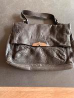 Ruime zwart leren ZARA tas, Ophalen of Verzenden, Zo goed als nieuw, Zwart, Schoudertasje