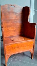 Antieke kakstoel, Ophalen