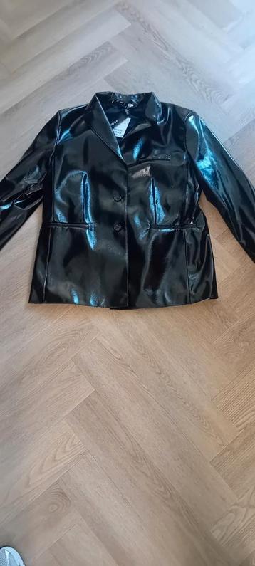 Nieuw Divided lak zwart colbert jasje maat M beschikbaar voor biedingen