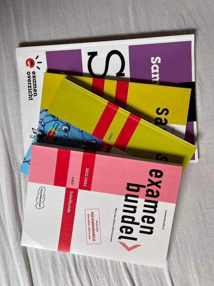 VWO Scheikunde Examenboeken, Boeken, Schoolboeken, Zo goed als nieuw, Scheikunde, VWO, Ophalen of Verzenden