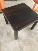 lack tafeltje, Minder dan 55 cm, Gebruikt, Vierkant, Hout