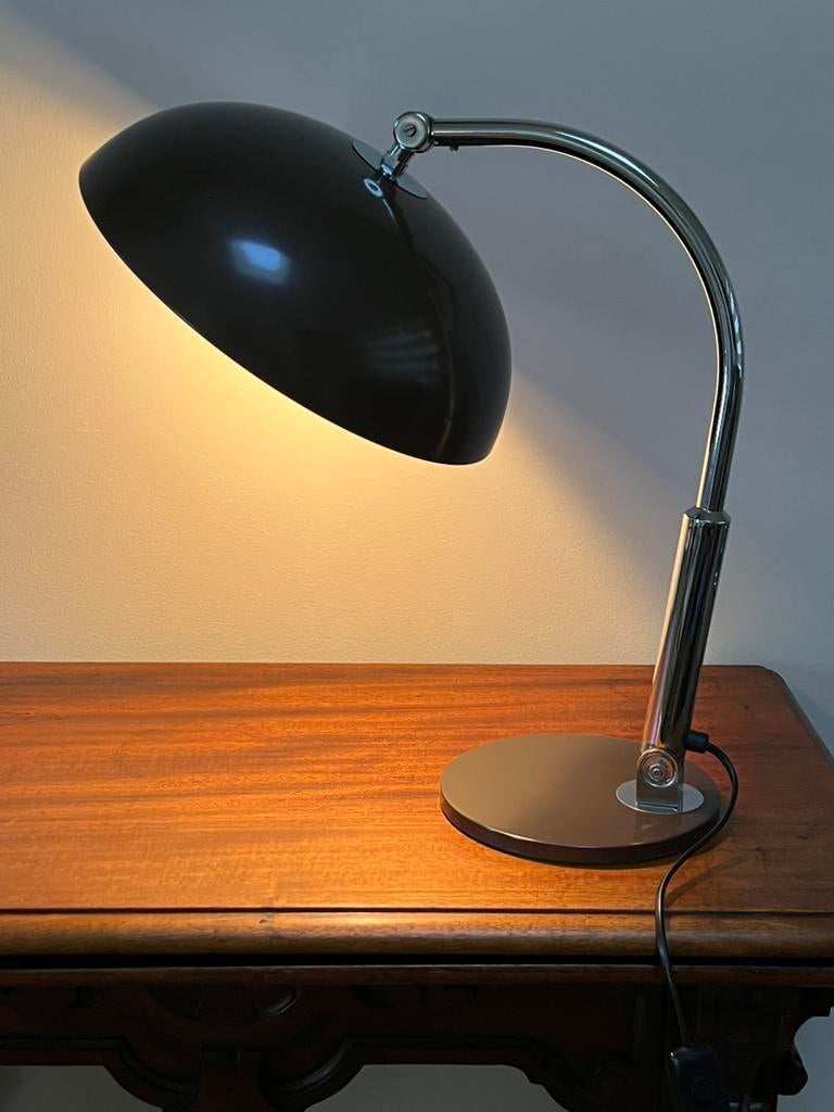 Vintage tafellamp Hala Model 144, Ophalen of Verzenden, Zo goed als nieuw, Metaal, Minder dan 50 cm